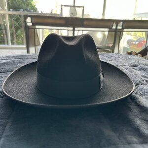 100% Furfelt Black Fedora